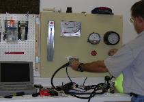 Scuba repair, and flow testing